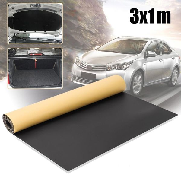 

6mm 300x100cm auto car sound deadening cotton automobiles noise heat insulation mat closed foam pad interior accessories
