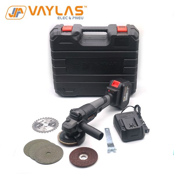 

vaylas аккумуляторная электрическая угловая шлифовальная cordless литиевая батарея угол sander полировщик электроинструментов