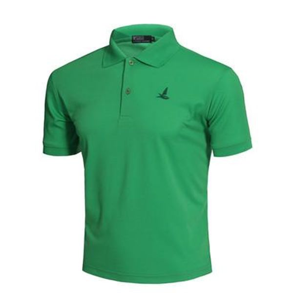 

selling new classic fashion stylish golf polo shirt brand men summer quick dry sport short sleeve sportswear workout cotton t-shirt, Black