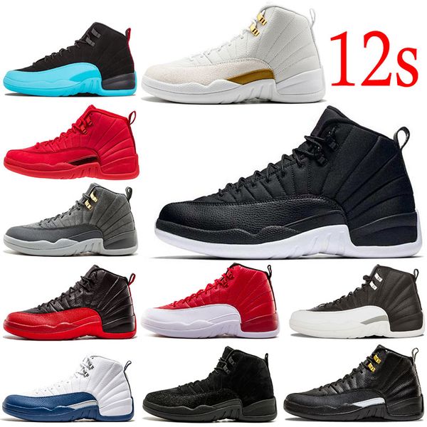 

12 12s basketball shoes for men winterized gym red cny flu game gamma blue dark grey the master taxi mens sports sneakers