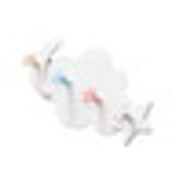 

creative star moon cloud shape nail-hooks wall door clothes coat hat hanger kitchen bathroom rustproof towel hooks