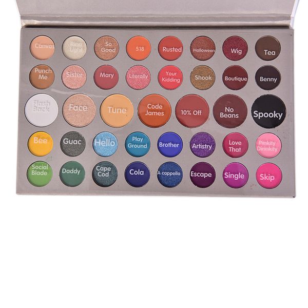 

smoky pigmnet eye shadow 39 colors shades eyeshadow palette diamond highlighter shimmer matte eyeshadow pallete