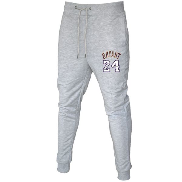 

mens designer pants spring summer fashion leisure trousers new brand long casual sports number 24 printing pants 3 colors s-xxl hot, Black