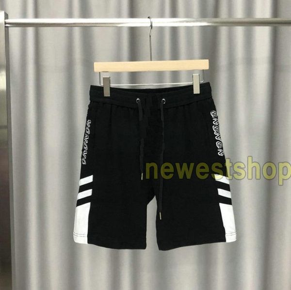 

2020 summer mens sports leisure shorts trousers joggers mens embroidery letters print shorts pants trendy mens designer shorts pants, White;black