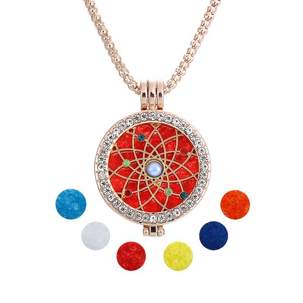 

хрустальный ангел шар 024 дерево жизни аромат диффузор ожерелье открытый античный винтаж кулон духи эфирное масло диффузор медальон ожерелье, Silver