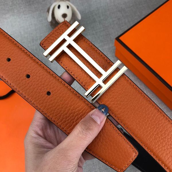 

оранжевый мужская женщина дизайнер ремни роскошный ремень коровьей ремни повседневная гладкая пряжка ширина 38 мм 3 вида пряжки дополнительн, Black;brown
