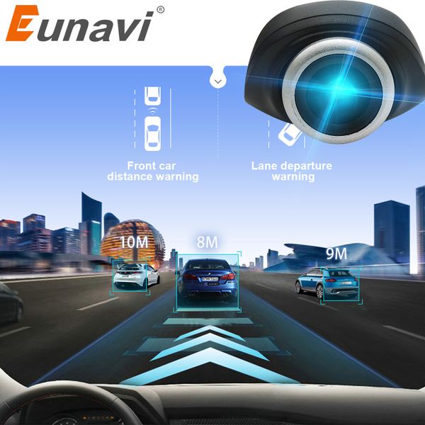 

eunavi car dvr camera usb connector vehicle hd 1280 * 720p dvrs for android os system mini car driving recorder camera with adas