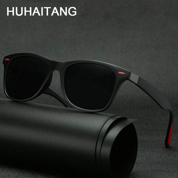 

huhaitang luxury aviation sunglasses men classic polarized driving sunglass women brand designer outdoor sun glasses formens, White;black