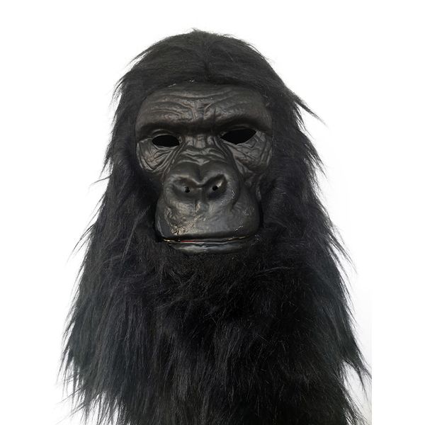 

halloween mask chimpanzee head mask animal gorilla halloween fancy dress party cosplay costume supplies decoration