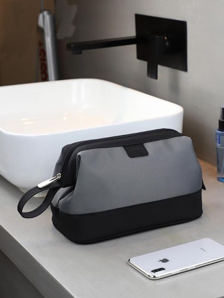 

новый стиль для переноски мужчин wash bag путешествия водонепроницаемый косметическая сумка большая емкость портативный ванна расходные мате