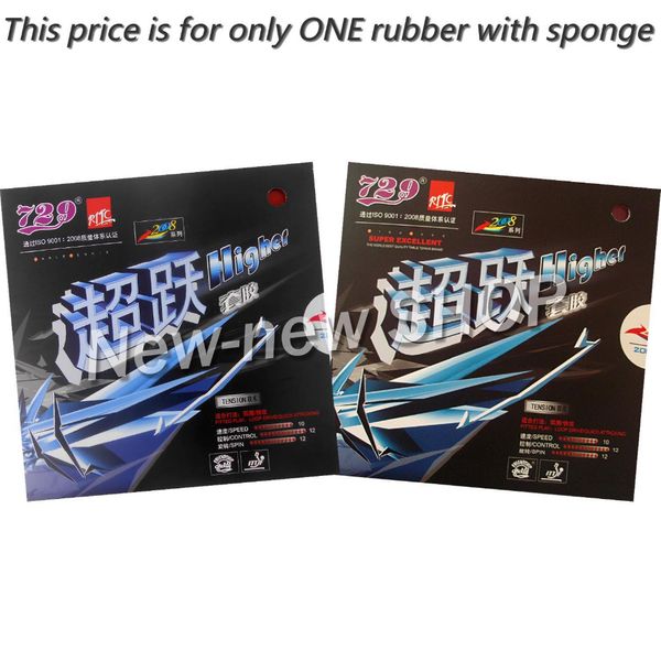 

729 higher pips-in table tennis pingpong rubber with sponge
