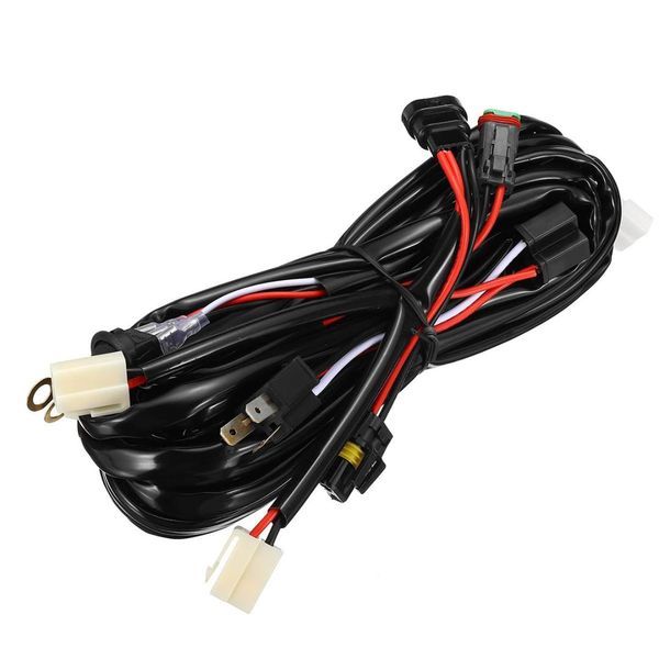 

240w 12 / 24v светодиодные ленты выключатель света провода группа хид работы светлым для two водонепроницаемый коммутатор harness group line