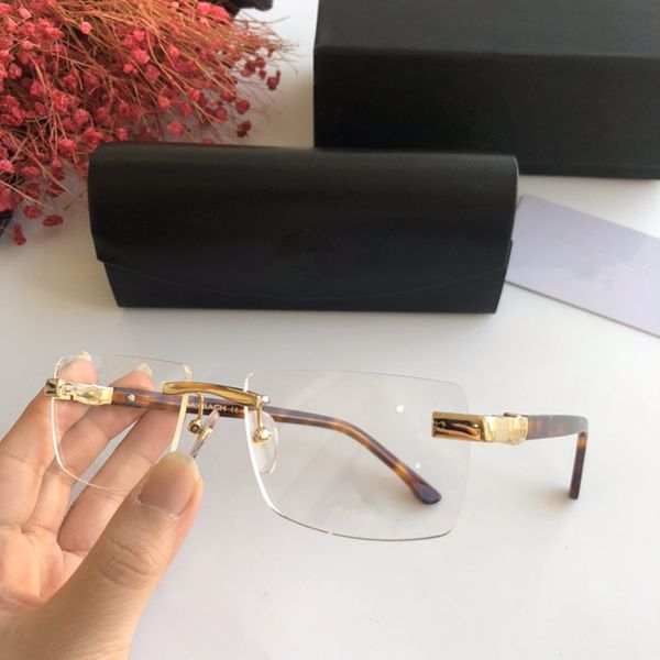 

2020 mybac z1196 rimless optical glasses frame for for prescription glasses fullset logo case factory outlet the high quality