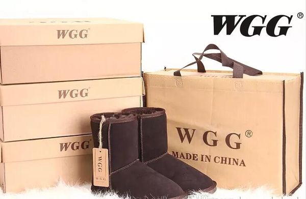 

factory 2020 classic u gg brand women popular australia genuine leather boots fashion women's snow boots us5--us10, Black