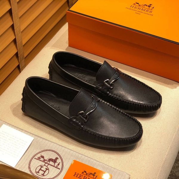 

Роскошный Дизайн H Мужские Туфли Бизнес Кожа Роскошные Свадебные Мокасины Цветочный Принт Мужчины Квартиры Офис Партии Формальные Туфли