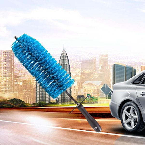 

wheel brush long soft car wheel brush rim tire multipurpose use for cars motorcycles bicycles