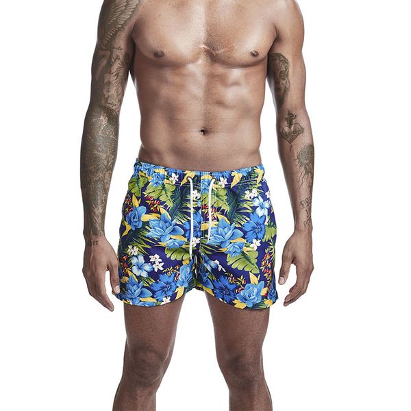 

new arrival beach shorts men quick dry men beach shorts summer swimming trunks printing boards surfing short homme de plage