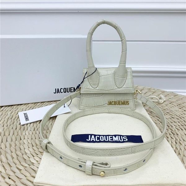 

new jacquemus mini catwalk small luxury handbags purses designer woman crack bags crocodile shoulder bag fanny cross body flap messenger