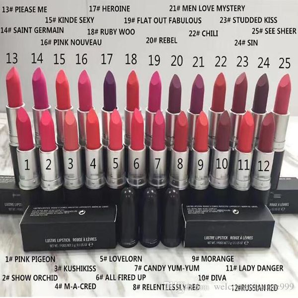 

Mac lip tick hot ale female waterproof lip tick brand lip tick long la ting moi turizing non ticking cup fa t delivery