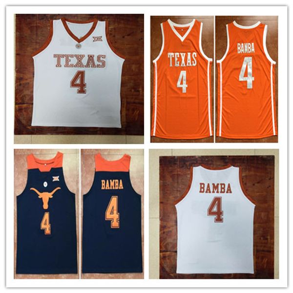 

custom texas longhorns 2020 basketball college jersey men matt coleman andrew jones courtney ramey jericho sims mohamed bamba durant 4xl, Black