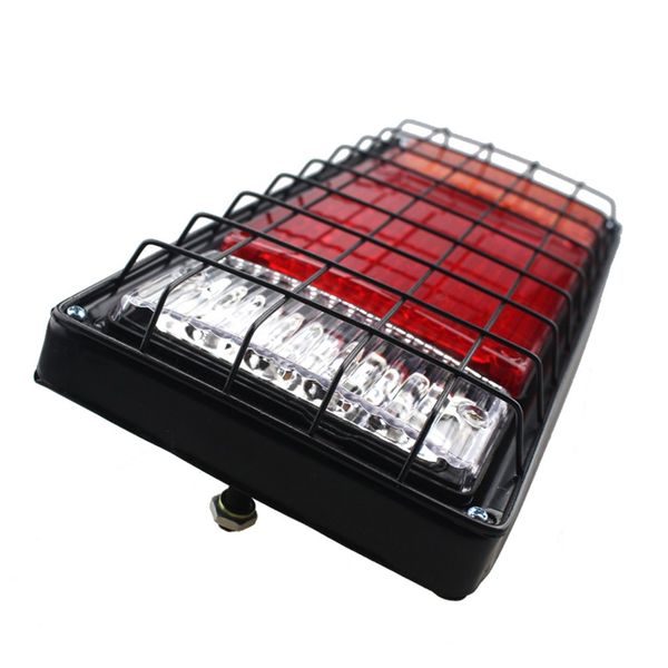 

new2pcs 12v 40lamps metal frame tail slight brake lights for truck trailer