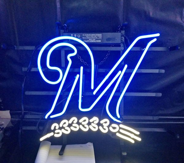 

factory custom m led glass tube neon signs lamp lights l advertising display bar home decoration sign metal frame 17'' 20'&#0