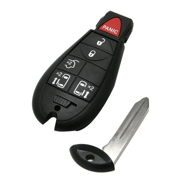

car remotes 6 button key fob compatible for town country 2008-2015 dodge grand caravan 2008-2014