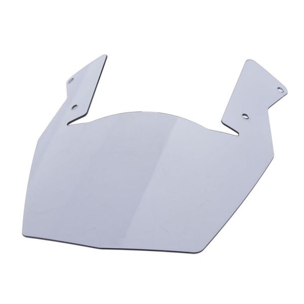 

motorcycle plastic windshield windscreen wind shield screen protector with mounting bracket for duke enduro r 690 2012-2018 - white