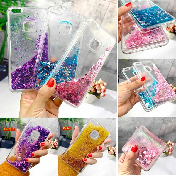 

iphone 7 7 plus case glitter 3d bling sparkle flowing liquid quicksand case transparent shockproof bumper anti-drop tpu back cover