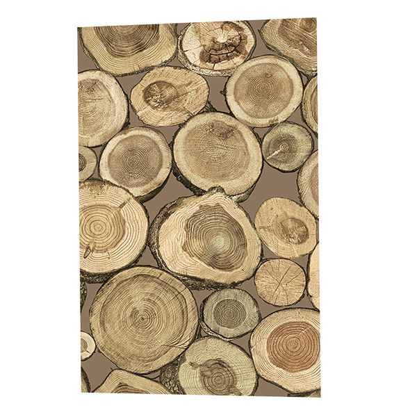 

waterproof retro wallpaper growth ring for home wall improvement