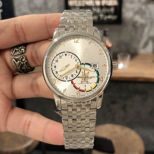 

дизайнерские часы мужские часы автоматические часы роскошные часы 40мм циферблат моды водонепроницаемый календарь механические часы оптом че, Slivery;brown