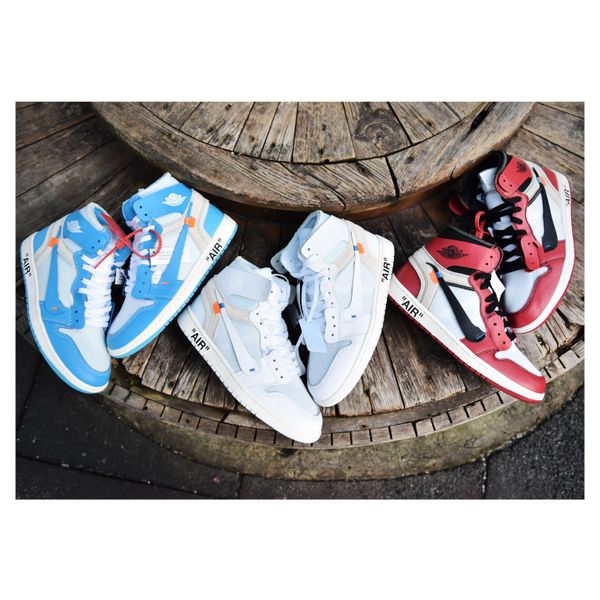 

high og off w white x louis ow vuÂ¡tton x nÃ­ke air jÃ²rdan 1 pinnacle aj luxurious custom sneakers parra basketball running shoes 112572, Black