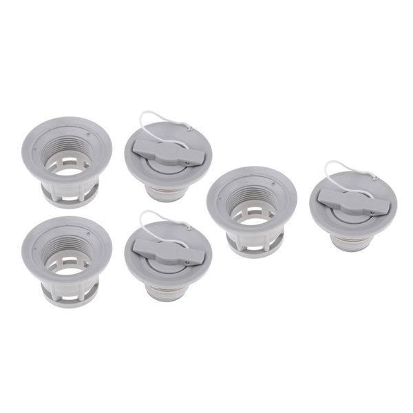 

6holes inflatable boat raft drifting kayak accessorie air valve adapter cap