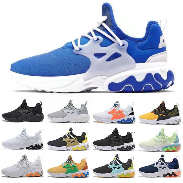 

react presto men women running shoes triple black tropical drinks rabid panda breezy thursday brutal honey mens sports sneaker size 36-45, White;red