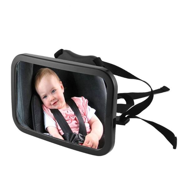 

adjustable car baby safety mirror rotation rear view mirror monitor