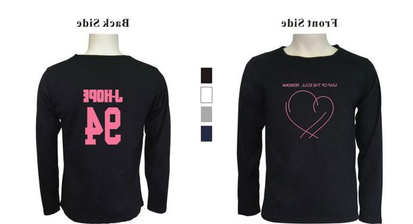 

bts shirt 2019 easy long sleeves sleeve t shirts, Gray;blue