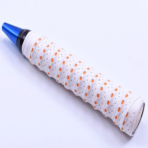 

pu anti slip professional perforated breathable colorful multipurpose sports badminton accessories grip tape, Yellow;black