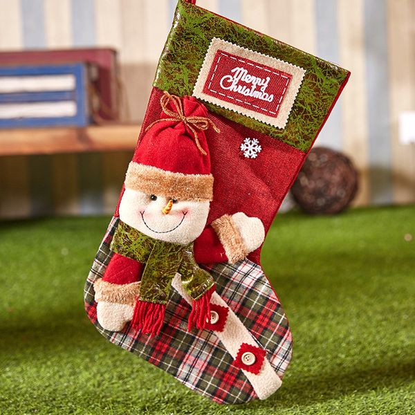 

christmas stockings gift bag children's christmas candy bag cute gift socks ornaments decorative