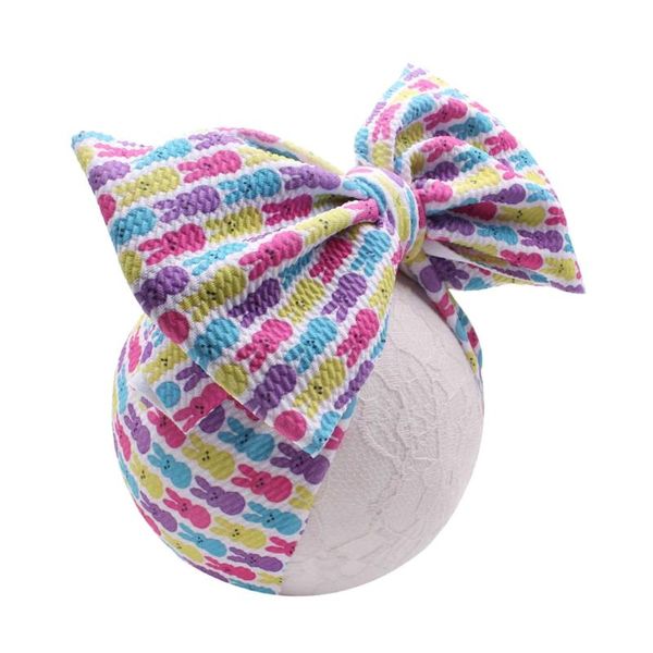 

1pc 7ins baby girls easter day headbands infant hair band accessories summer baby hair accessories wedding headband, Slivery;white