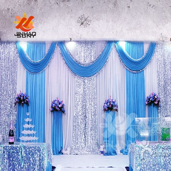 The Cheap Wholesale Ice Silk Sequin Cloth Drapery Wedding