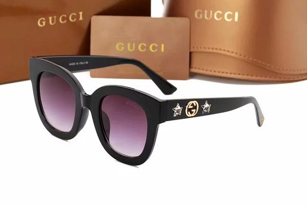 

popular sunglasses luxury women and men brand designer square summer style full frame uv protection mixed color 0208, White;black