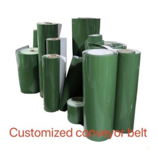 

1060x50x1mm pvc green fat line industrial conveyor belt
