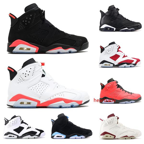 

6 6s mens basketball shoes infrared unc maroon black cat carmine oreo red men fashion trainer shoe athletics sports sneakers ing