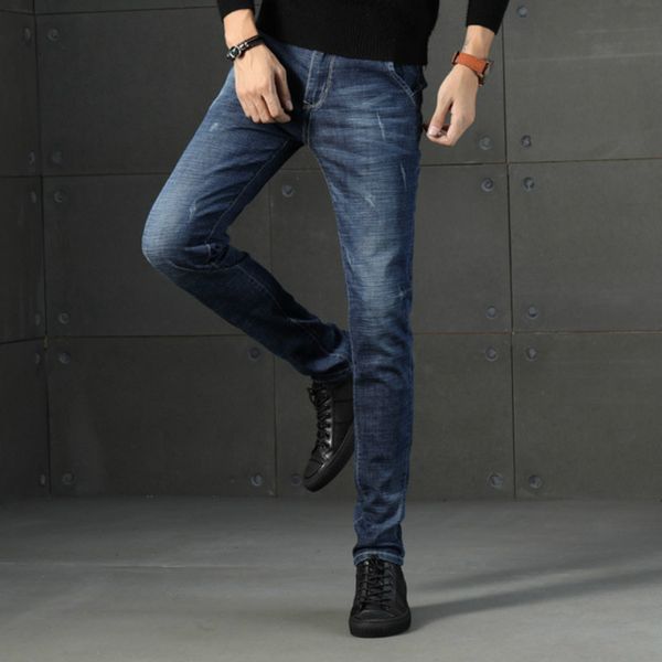 

new jeans men fashion denim jogging jeans trousers men blue casual pants slim suit for spring and autumn