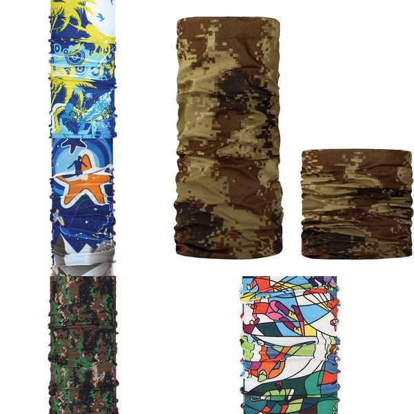 

qddj2 ghost windproof face scarf warm seamless face mask halloween skeleton scarf 23 comfortable breathable bicycle polyester mask mouth col, Black