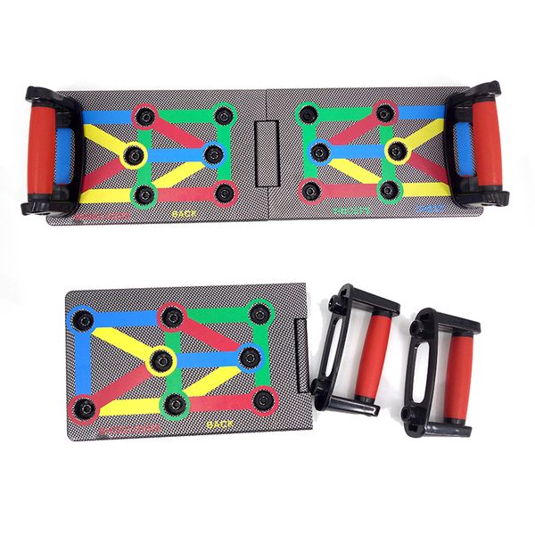 

9 in 1 push up rack board gym body building training men women home equipment pectoral muscles multifunctional exercise tools