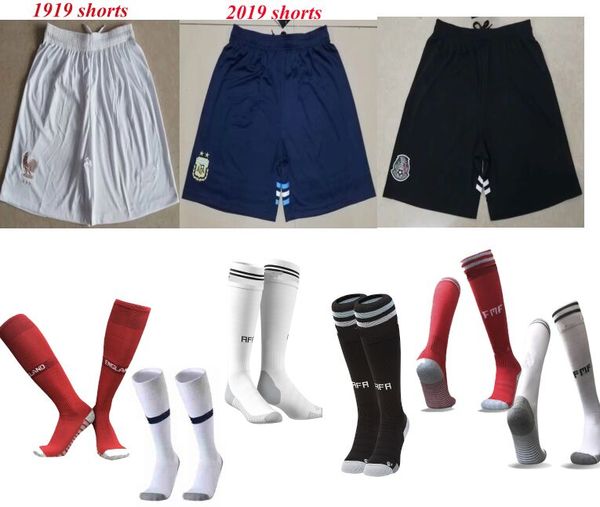 2019 Fast To France Mexico Argentina Maillot Foot Chaussette Equipe De France 1919 2 Stars Soccer Football Shorts Short Pants 2018 Socks Kits From