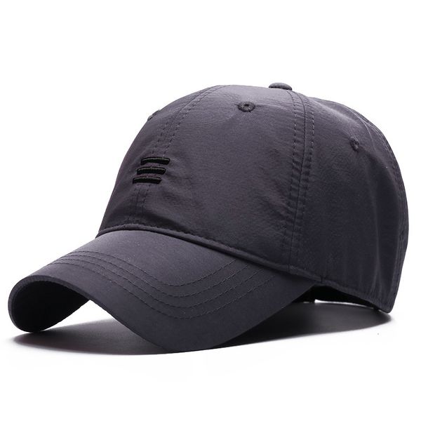 

male plus size hat cap summer outdoors dry quick thin fabric sun hat man big sizes baseball caps, Blue;gray