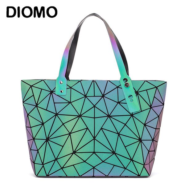 

diomo fashion reflective women tote bags purses and handbags luxury handbags women bags designer geometric shoulder bag mx200327