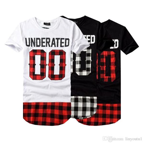 

brsr 2019 underated bandana men's extended tee shirts men skateboard element t-shirt hip hop tshirt streetwear clothing, White;black